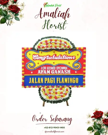 Sewa Papan Bunga Sanden